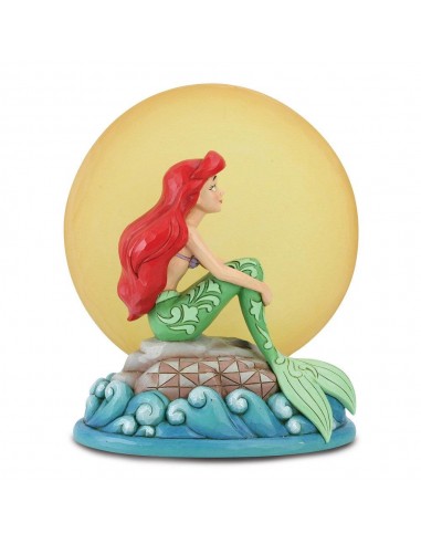 DISNEY TRADITIONS Ariel Sitting on Rock by Moon d'Europe débarque