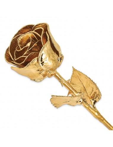 24k Gold Dipped Rose solde