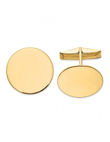 14K Circular Cuff Links pour bénéficier 