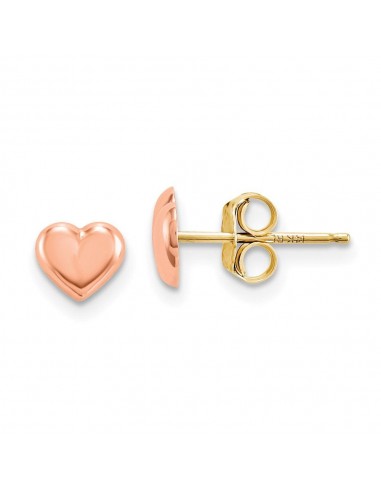 Madi K Kid's 14k  Rose Gold Heart Post Earrings vente chaude votre 