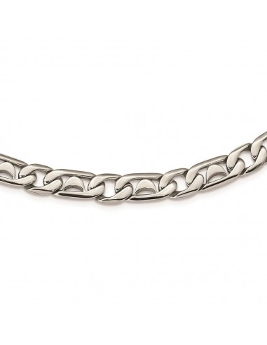 Stainless Steel Polished Links Necklace vous aussi creer 