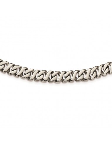 Stainless Steel Polished Link 24in Necklace acheter