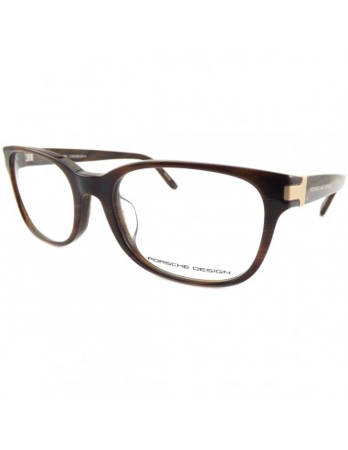 Porsche Men's Eyeglasses - Demo Lens Brown Frame Rectangular | P8250-L-55-18-140 le des métaux précieux