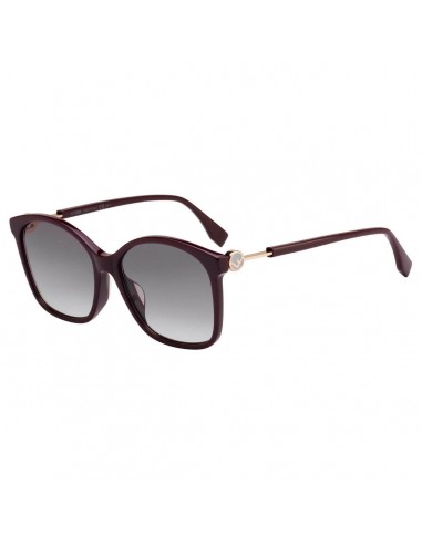 Fendi Women's Sunglasses - Opal Burgundy Plastic Frame | FF0361FS-0LHF-9O-57-17-145 Véritable concentré