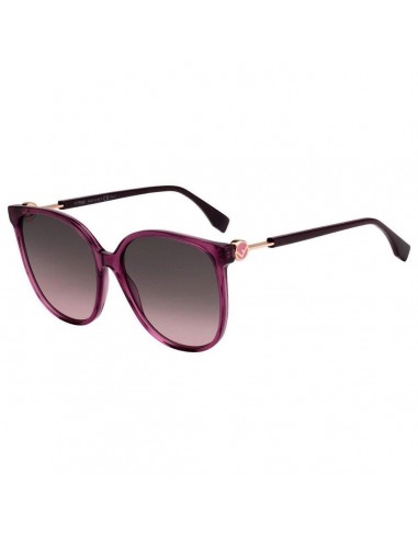 Fendi Women's Sunglasses - Brown Pink Lens Plastic Frame | FF0374-S-00T7-M2-58-17-145 s'inspire de l'anatomie humaine