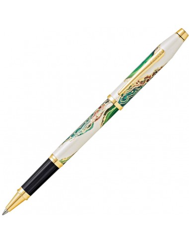 Cross Rollerball Pen - Wanderlust White Lacquer with Chrome Plated | AT0755 suggérées chez