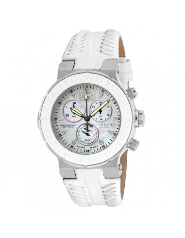 Invicta Women's Diamond Watch - Ocean Reef Silver Tone Case White Strap | 10723 suggérées chez