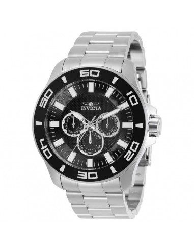 Invicta Men's Quartz Watch - Pro Diver Black Dial Stainless Steel Bracelet | 30945 Découvrez la collection