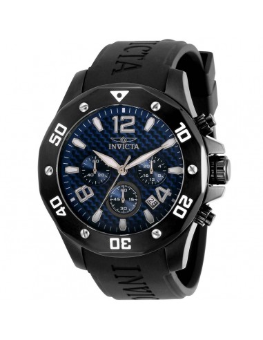 Invicta Men's Chronograph Watch - Specialty Quartz Dark Blue Dial Strap | 31212 en linge