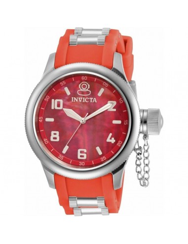 Invicta Women's Quartz Watch - Russian Diver Red Dial Red and Silver Strap | 31248 Le MVP de beaucoup