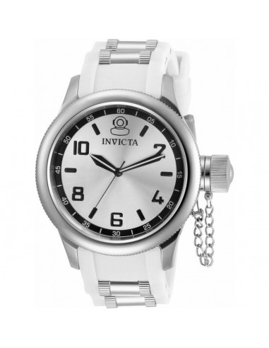 Invicta Women's Watch - Russian Diver Silver Dial White and Silver Strap | 31249 En savoir plus