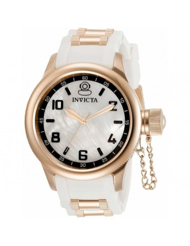 Invicta Women's Quartz Watch - Russian Diver Rose Gold and White Strap | 31255 Venez découvrir notre 