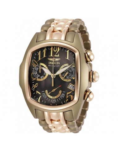 Invicta Men's Quartz Watch - Lupah Chronograph Black Dial Two Tone Bracelet | 33380 En savoir plus