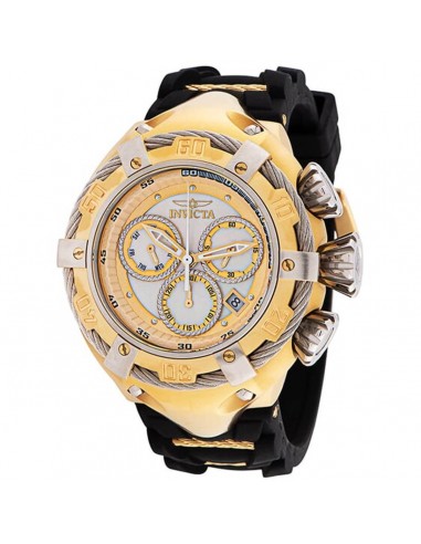 Invicta Men's Quartz Watch - Bolt Thunderbolt Chronograph Black Strap | 33396 Profitez des Offres !