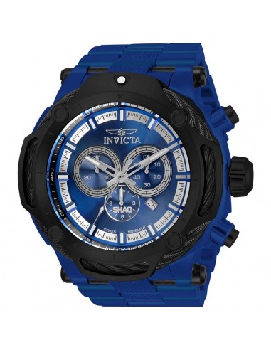 Invicta Men's Quartz Watch - Shaq Chronograph Blue Stainless Steel Bracelet | 33664 sélection de produits