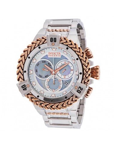 Invicta Men's Quartz Watch - Reserve Herc Chronograph MOP Dial Bracelet | 33863 la chaussure