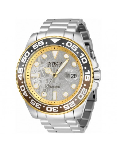 Invicta Men's Automatic Watch - Reserve Silver and Gold Dial Steel Bracelet | 34202 2023