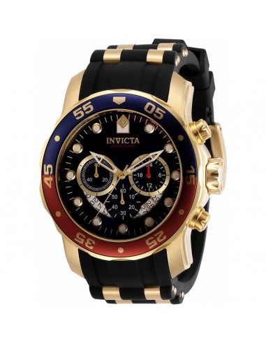 Invicta Men's Quartz Watch - Pro Diver Chronograph Black Dial Rubber Strap | 31293 pas cheres