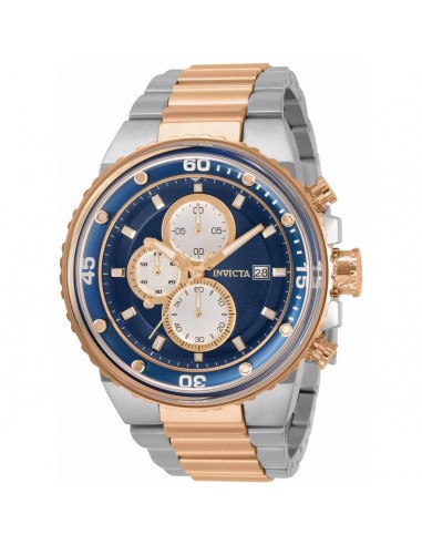 Invicta Men's Quartz Watch - Pro Diver Chronograph Two Tone Bracelet | 31523 Pour