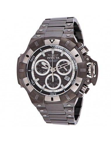 Invicta Men's Quartz Watch - Akula Chronograph Gunmetal Steel Bracelet | 31868 Comparez plus de prix