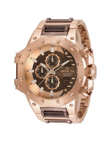 Invicta Men's Quartz Watch - Coalition Forces Chronograph Rose Bracelet | 32978 de pas cher