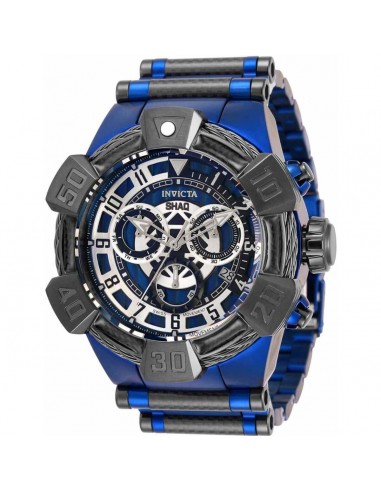 Invicta Men's Quartz Watch - Shaq Chronograph Blue Stainless Steel Bracelet | 33679 vente chaude votre 