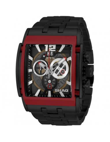 Invicta Men's Quartz Watch - Shaq Chronograph Black Stainless Steel Bracelet | 33737 JUSQU'A -70%! 