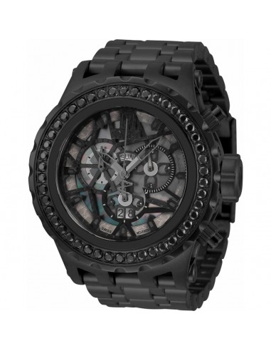 Invicta Men's Quartz Watch - Jason Taylor Chronograph Black Steel Bracelet | 33989 destockage