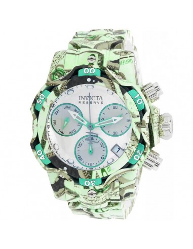 Invicta Women's Chronograph Watch - Reserve Venom Quartz Green and Silver Dial | 34652 les ligaments