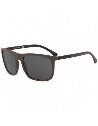 Emporio Armani Unisex Sunglasses - Grey Lens Brown Plastic Frame | EA4133 5752 les ctes