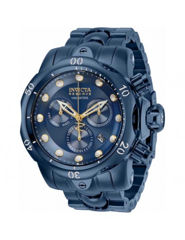 Invicta Men's Quartz Watch - Reserve Venom Chronograph Blue Dial Bracelet | 30123 Amélioration de cerveau avec