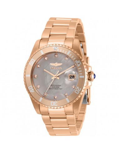 Invicta Women's Quartz Watch - Pro Diver Grey Mother of Pearl Dial Bracelet | 31701 outlet