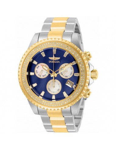 Invicta Men's Quartz Watch - Pro Diver Chronograph Two Tone Bracelet | 31838 2 - 3 jours ouvrés.