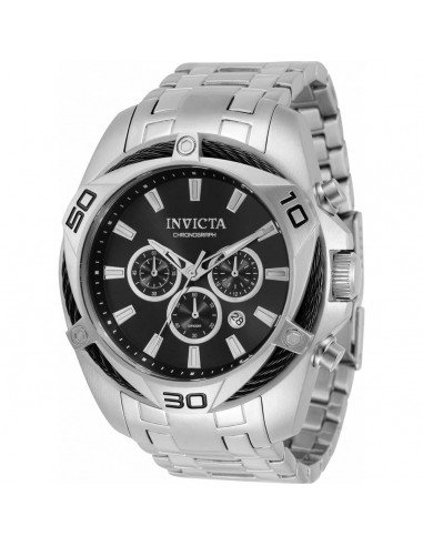 Invicta Men's Quartz Watch - Bolt Chronograph Silver Stainless Steel Bracelet | 32372 Toutes les collections ici