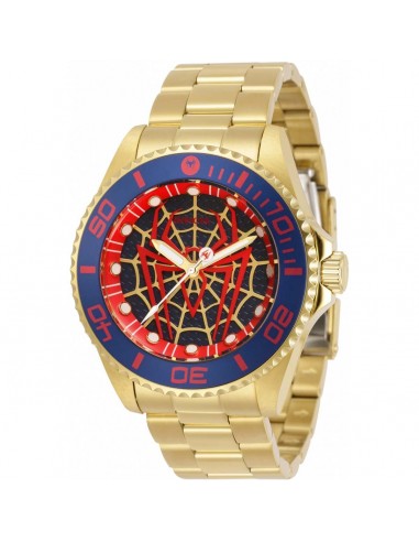 Invicta Men's Watch - Marvel Spiderman Yellow Gold Stainless Steel Bracelet | 32379 la livraison gratuite