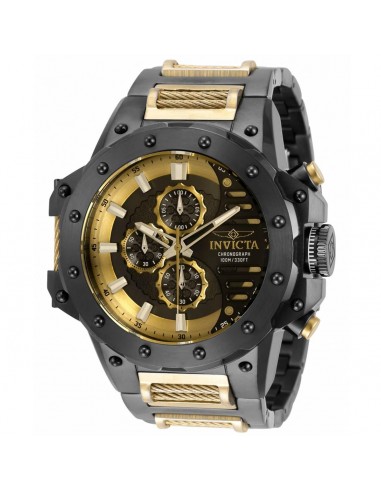 Invicta Men's Chronograph Watch - Coalition Forces Black and Yellow Bracelet | 32979 basket pas cher