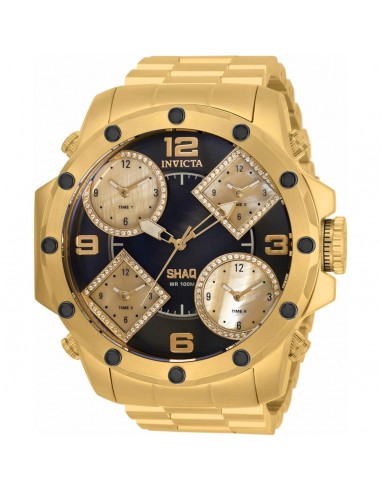 Invicta Men's Diamond Watch - Shaq Yellow Gold Stainless Steel Bracelet | 33867 de technologie