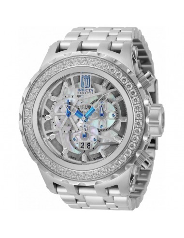 Invicta Men's Chronograph Watch - Jason Taylor Quartz Silver Steel Bracelet | 33988 Fin de série