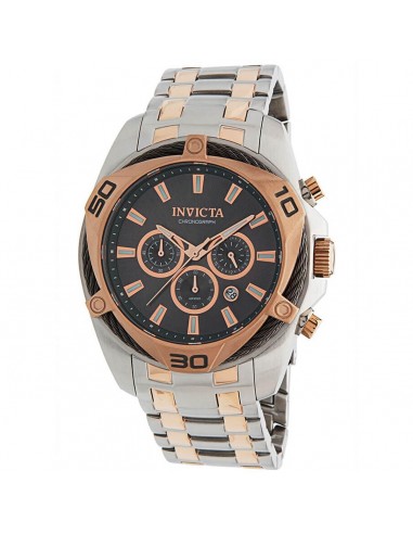 Invicta Men's Chronograph Watch - Bolt Grey and Rose Gold Dial Bracelet | 34135 les ligaments