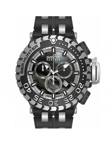 Invicta Men's Chronograph Watch - Sea Hunter Quartz Two Tone Steel Bracelet | 34596 rembourrage situé sous