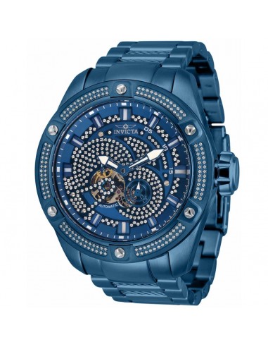 Invicta Men's Automatic Watch - Bolt Diamond Pave Blue Dial Bracelet | 34621 online