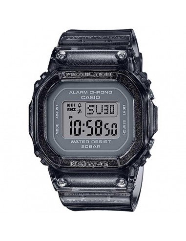 Casio Women's Quartz Watch - Baby-G Black Semi-Transparent Resin Strap | BGD560S-8 ou a consommer sur place