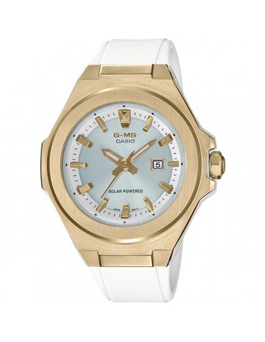 Casio Women's Quartz Watch - Baby-G G-MS White Resin Strap Solar Powered | MSGS500G-7A sur le site 