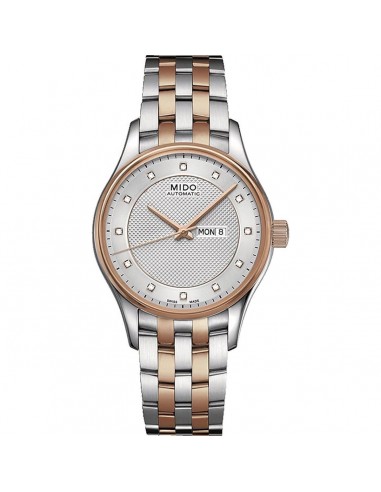 Mido Women's Automatic Watch - Belluna Silver Dial Two Tone Bracelet | M0012302203691 2024