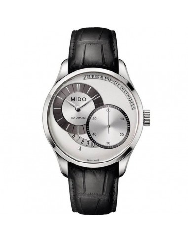 Mido Men's Automatic Watch - Belluna II Silver Dial Black Strap | M0244441603100 français