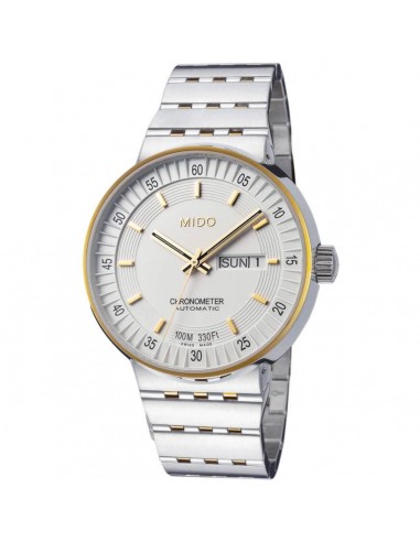 Mido Men's Automatic Watch - All Dial White Cream Dial Steel Bracelet| M83409B111 solde