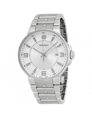 Movado Men's Quartz Watch - SE Pilot Silver Dial Stainless Steel Bracelet | 0607413 Fin de série