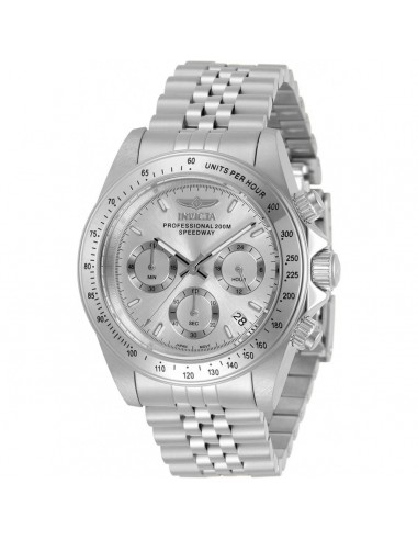 Invicta Men's Chronograph Watch - Speedway Silver Stainless Steel Bracelet | 30988 soldes