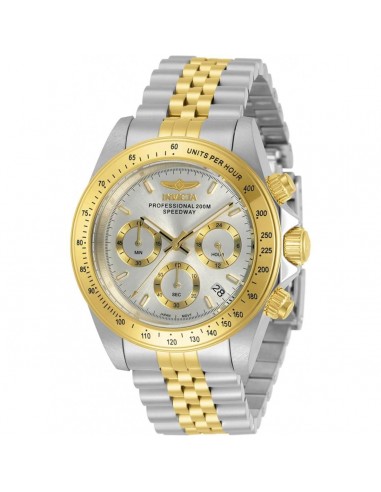 Invicta Men's Chronograph Watch - Speedway Silver and Gold Dial Bracelet | 30991 plus qu'un jeu 