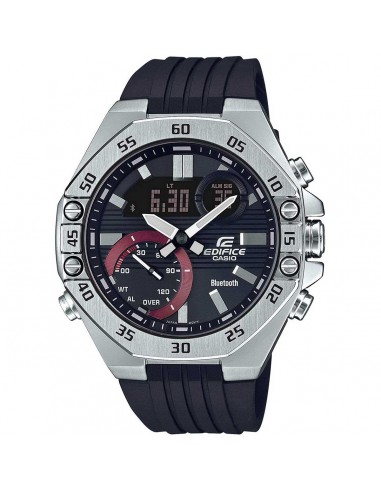 Casio Men's Automatic Watch - Edifice Chrono Ana-Digi Dial Black Strap | ECB10P-1A de technologie